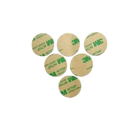3 m AR V.HB Die Cut Round Circle Two Double Sided Self Adhesive Tape (Pack of 10)