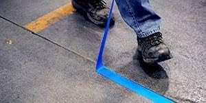 AR Floor Marking Tape Blue Size - 48mmx25metres ROLL (BLUE)