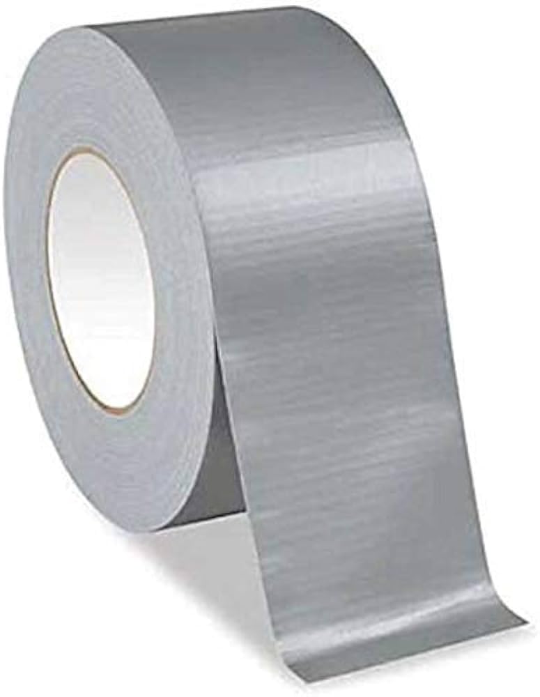 AR Duct Tape, Strong Adhesive, Multi-Purpose Silver, Flexible, No Residue, All Weather, All purpose for Do-It-Yourself Repairs, Industrial, Professional Use. (24mm*50mtr)