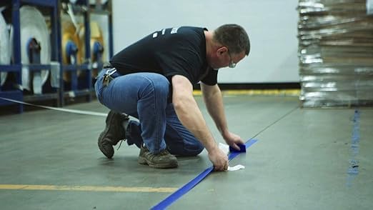 AR Floor Marking Tape Blue Size - 48mmx25metres ROLL (BLUE)