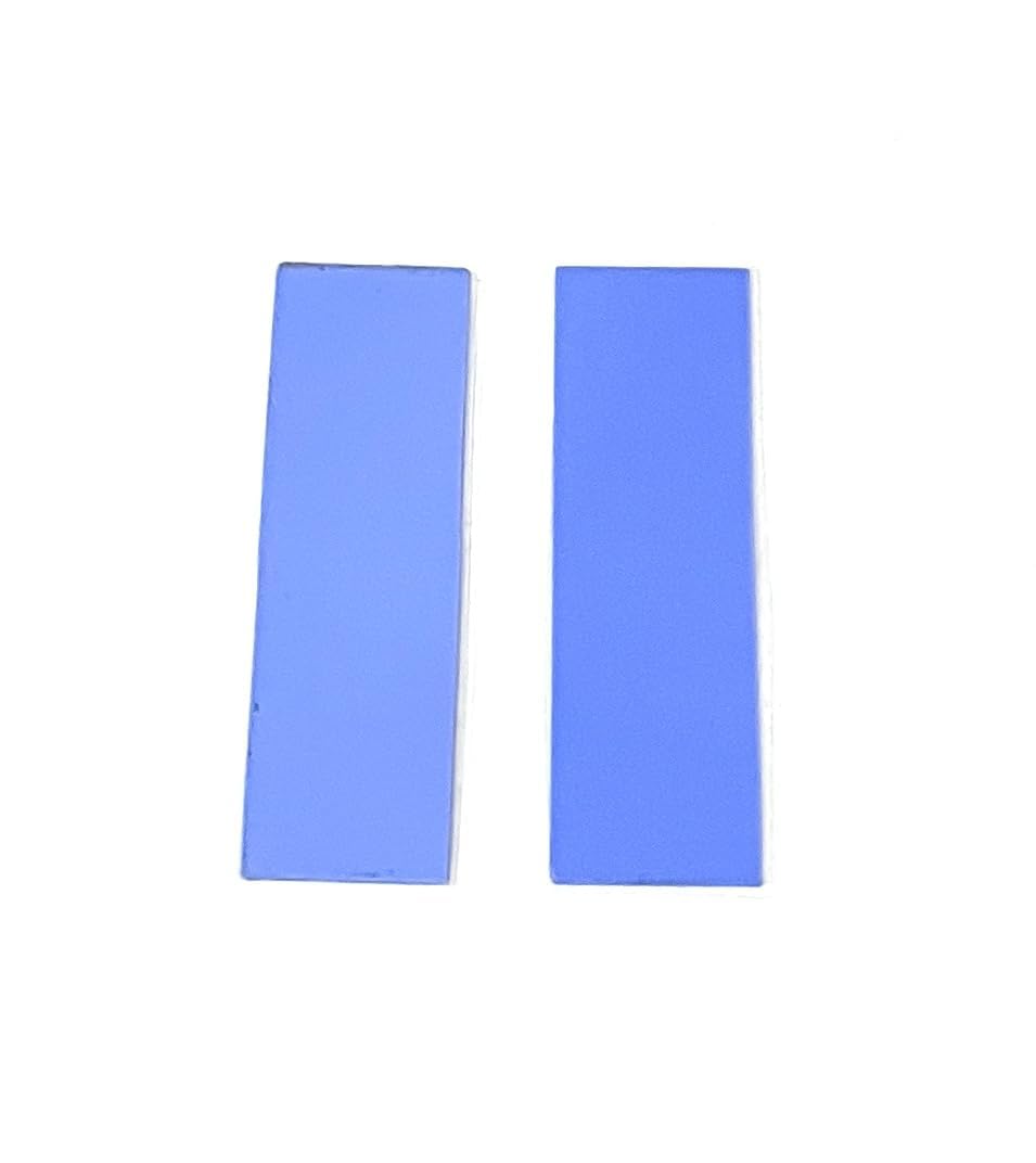 TRUEBOND 2 Pack Thermal Pad Size- 20x67x1MM Thermal Conductive Silicone Pads with 9.0 W/(m?K) Thermal Conductivity, Soft Safe Simple to Apply for SSD CPU GPU LED IC Chipset Cooling (Blue, 1 MM)