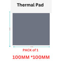 AR Thermal Pad 3W/mk (Thermal conductivity) 100x100x1.5mm. Excellent Heat Conduction, Ideal Gap Filler. GREY