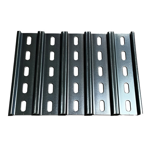 AR DIN mounting Rails (Size- 8inch X35mm X 7.5mm) Industrial Equipment Mounting, Rattle-Proof. Pack of 5