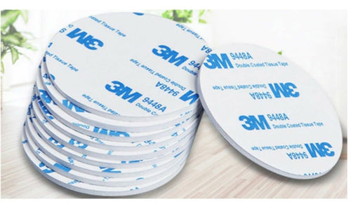 3 m Double sided Foam Die Cut Tape Round Circle Self Adhesive (Pack of 5)