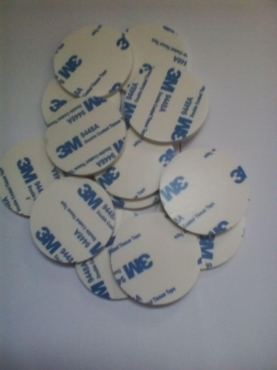 3 m Double sided Foam Die Cut Tape Round Circle Self Adhesive (Pack of 5)