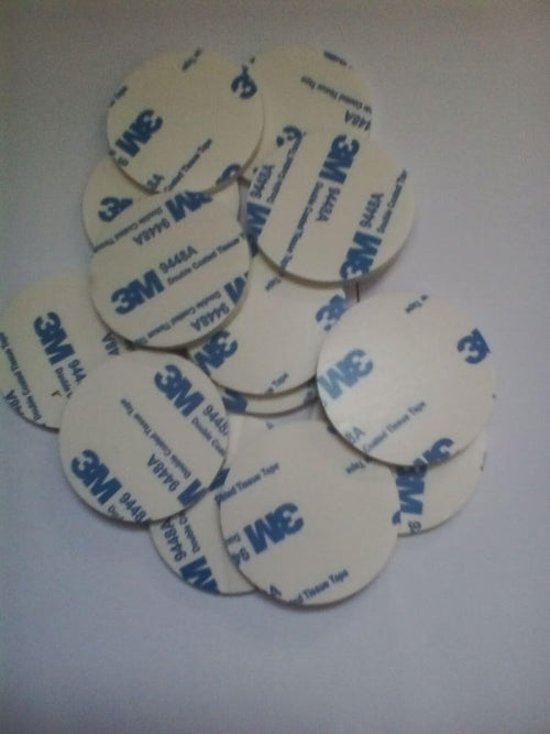 3 m Double sided Foam Die Cut Tape Round Circle Self Adhesive (Pack of 5)