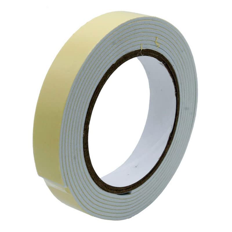 AR Double Sided Foam Tape Strong Adhesive Multipurpose Mounting Adhesive for Wall, Furniture Balloon & Craft Size-12MM X 5MTR (ROLL)