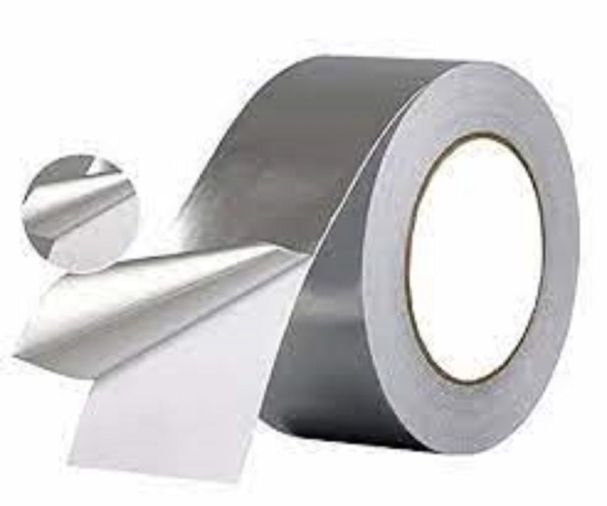 AR Duct Tape, Strong Adhesive, Multi-Purpose Silver, Flexible, No Residue, All Weather, All purpose for Do-It-Yourself Repairs, Industrial, Professional Use. (48mm*50mtr)