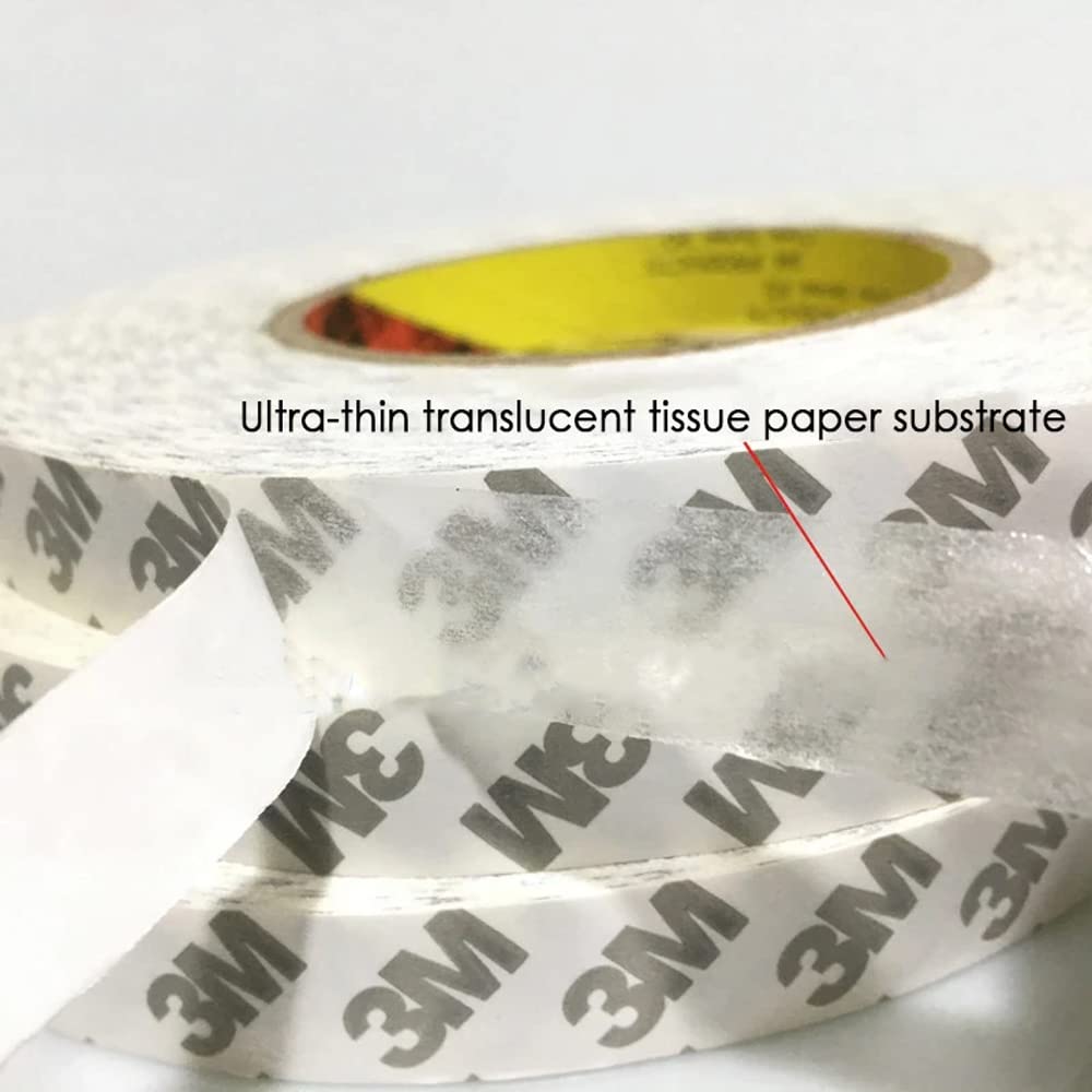 3M  Double Sided Self Adhesive, High Bonding, High Performance Tissue Tape 12 x 50 meter