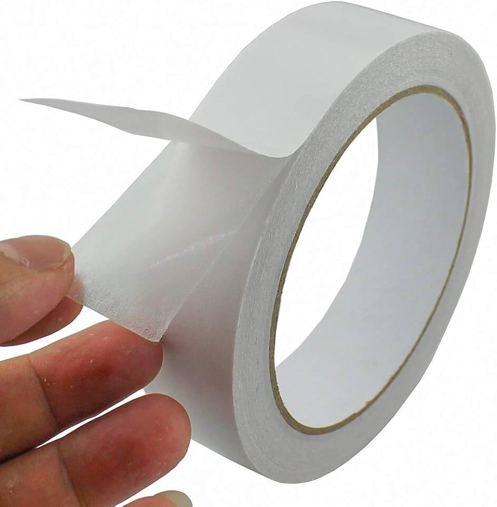 AR High Strength Double Side Tissue Tape Size- 25mm*40 mtr (WHITE)