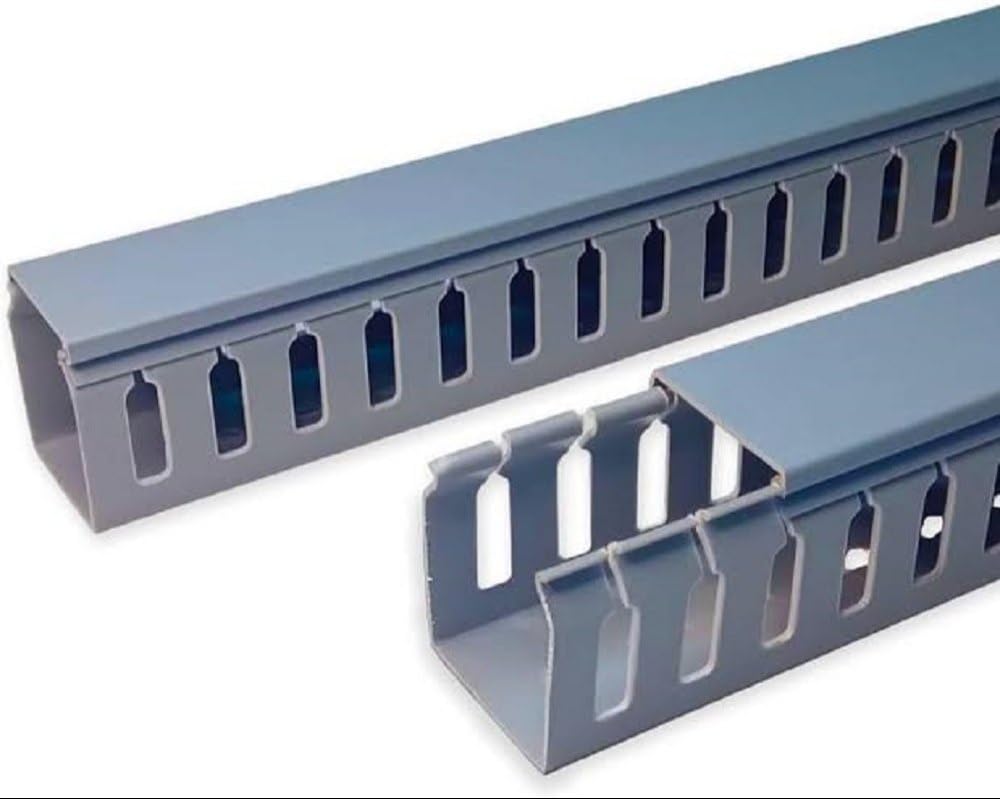 PVC AR Duct Cable Tray Managers/Wiring Channels/Cable Tray PVC FRLS Type, (Size-60mm X 45mm X 100cm)