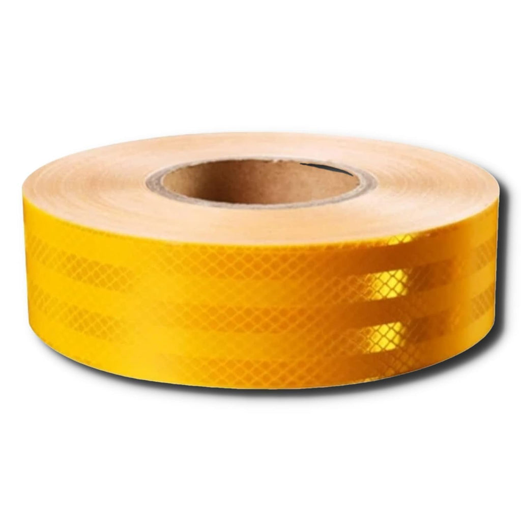 AR High Intensity Reflective Tape (2 inch 50 meter) Warning Retro Conspicuity Tape Reflective Tape High Intensity Reflective Bright Conspicuity Tape Waterproof (Red, 2)