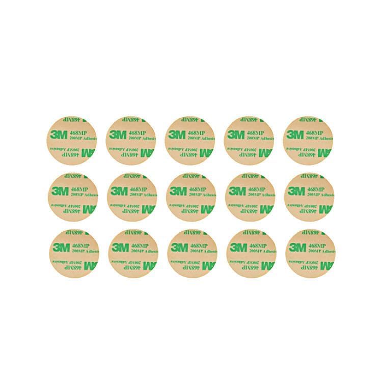 3 m AR V.HB Die Cut Round Circle Two Double Sided Self Adhesive Tape (Pack of 10)