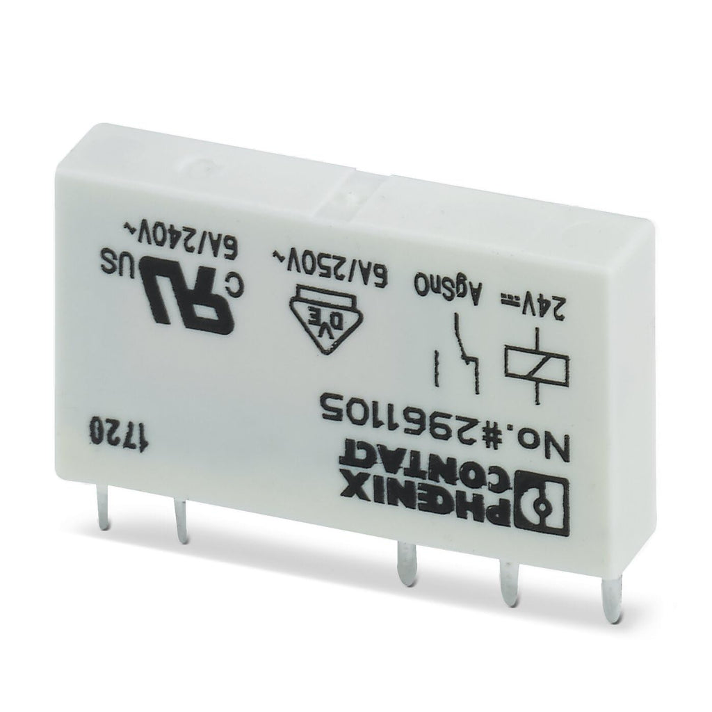 PHOENIX CONTACT SLIM RELAY - REL-MR- 24DC/21 - ARTICLE NO. 2961105 (PACK OF 10) ONLY RELAY