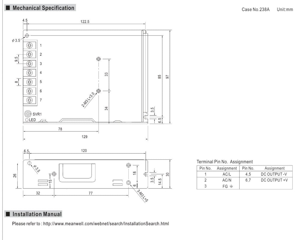 Meanwell SMPS LRS-100-24