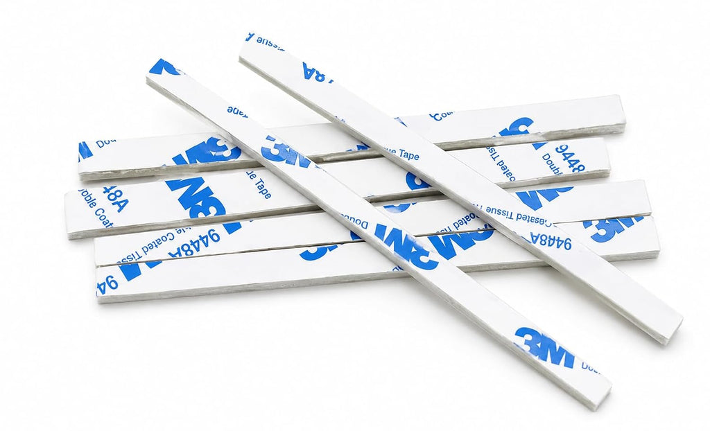 AR TAPES & PLASTICS 3 m Die Cut Strips Two Double Sided Self Adhesive Tape (Pack of 5)