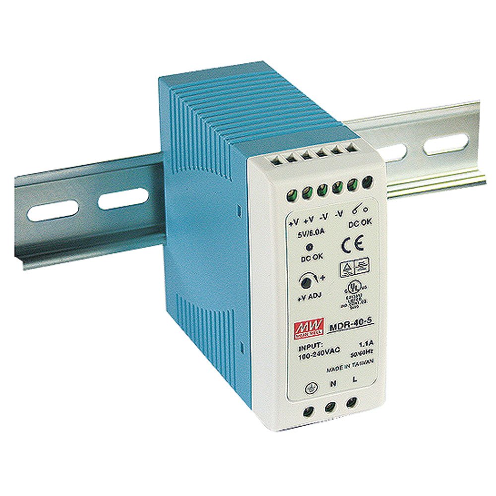MEAN WELL Meanwell MDR-40-5 Power Supply - 30W 5V 6A - Miniature