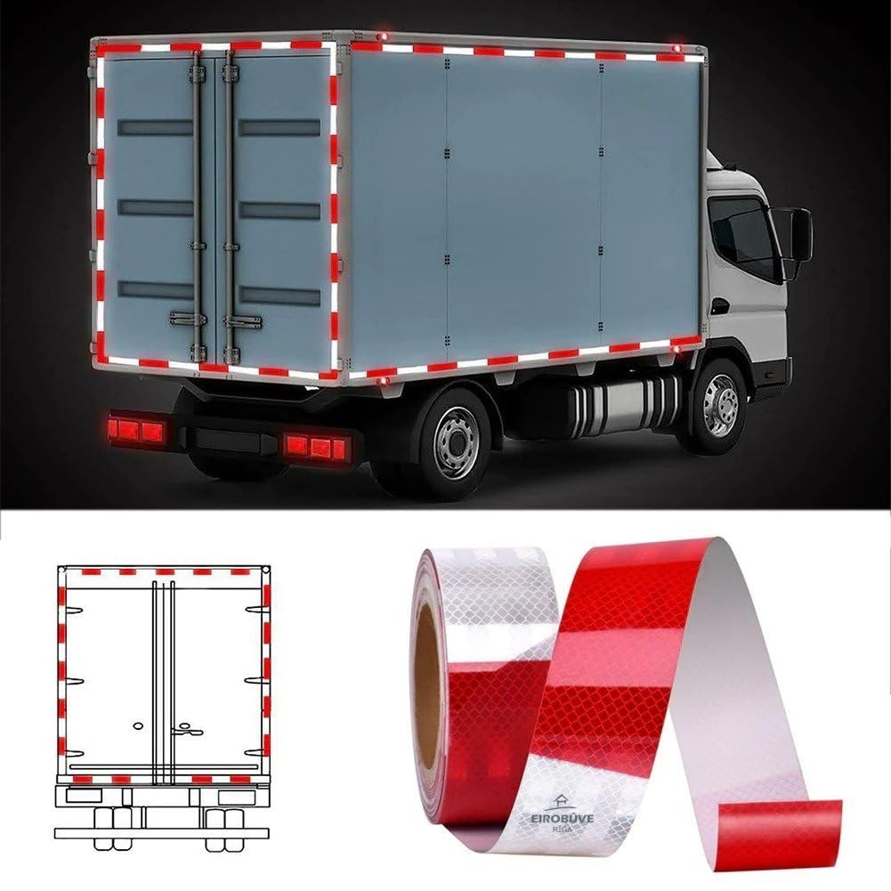 AR High Intensity Reflective Tape (48mmX5mtr)(Pack of 1) (WHITE)
