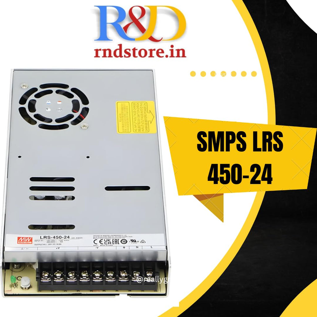 R&D Meanwell SMPS LRS-450-24 (24v-450W) Switching Power Supply For Industrial Automation machinery