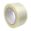 AR Tapes Cross Filament Strapping Tape (Size - 2inch x 45 Meter) Heavy Duty Transparent Reinforced Fiberglass Pack of 1