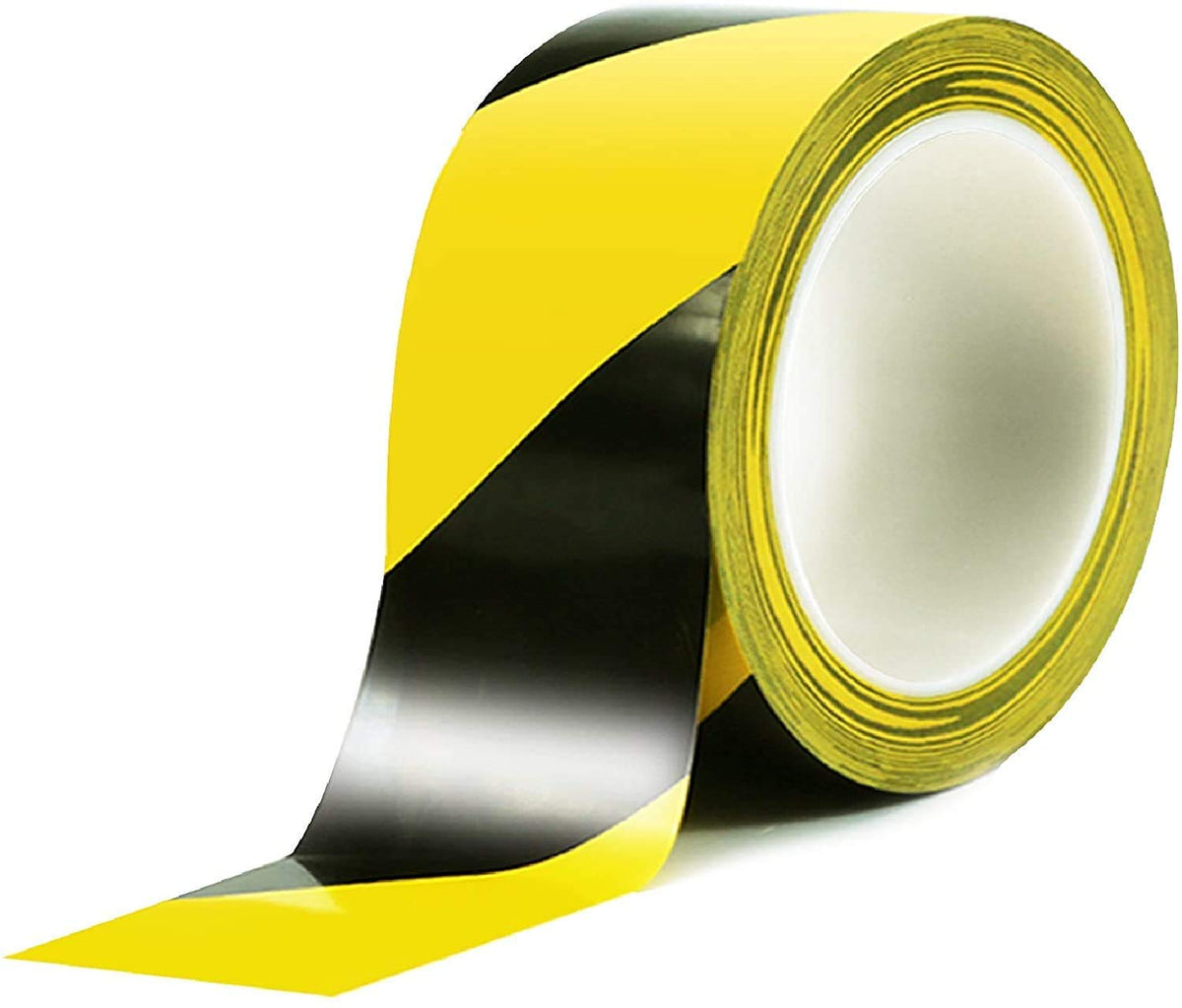 AR FLOOR MARKING TAPE ZEBRA - Safety Tape for Floor Marking - Highly Visible and Durable Floor Marking Solution PACK of 2 (Yellow & Black) (2)