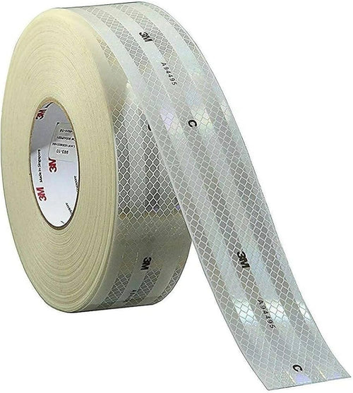 3M 983 High Intensity Reflective Tape (48mmX5mtr)(Pack of 1) (white)