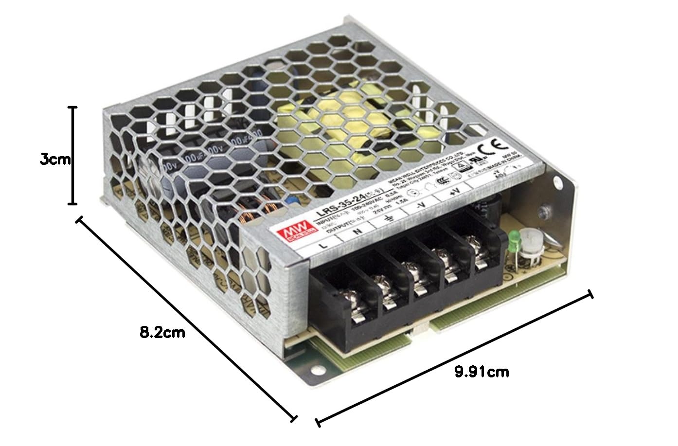 MEAN WELL original LRS-35-12 12V 3A meanwell LRS-35 12V 36W Single Output Switching Power Supply