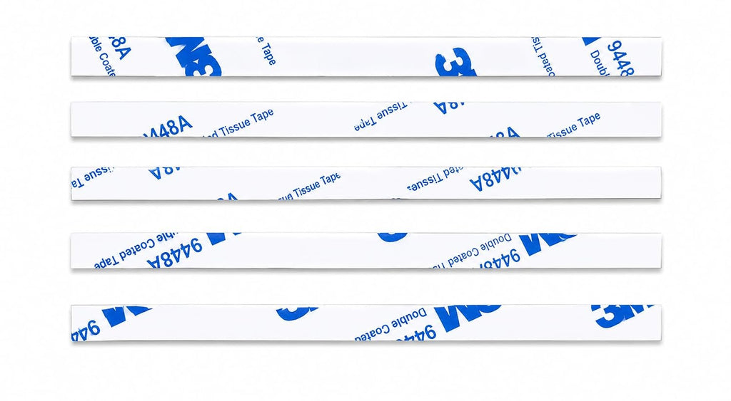 AR TAPES & PLASTICS 3 m Die Cut Strips Two Double Sided Self Adhesive Tape (Pack of 5)