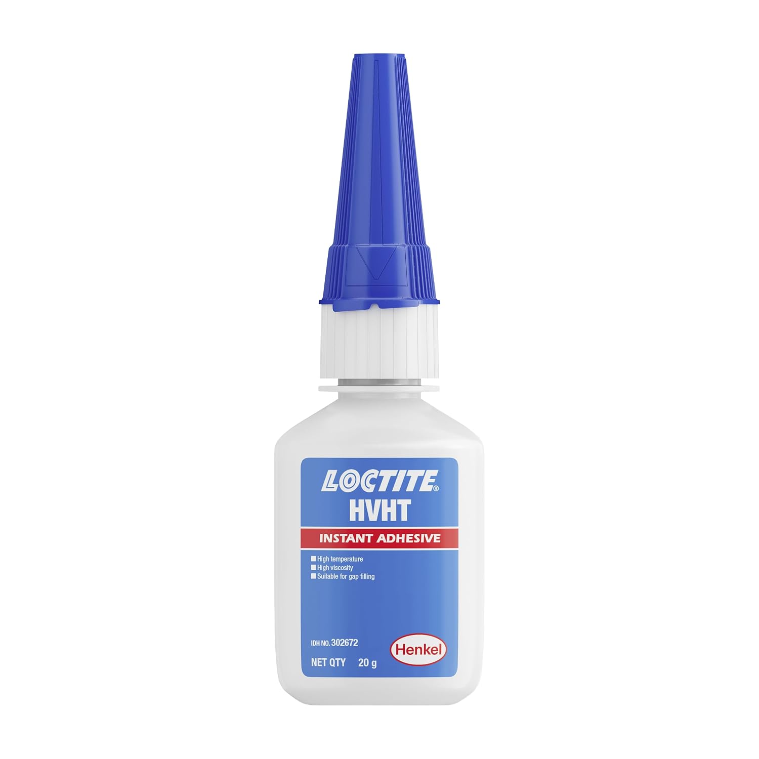 Loctite HVHT High viscosity Instant Adhesive with Heat Ageing properties| Bonds rubbers, plastics and metals | 20g