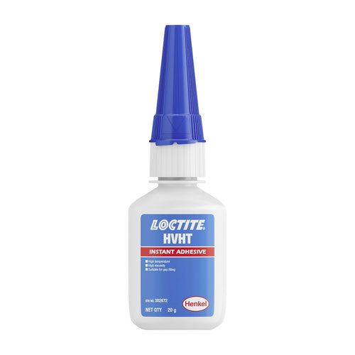 Loctite HVHT High viscosity Instant Adhesive with Heat Ageing properties| Bonds rubbers, plastics and metals | 20g