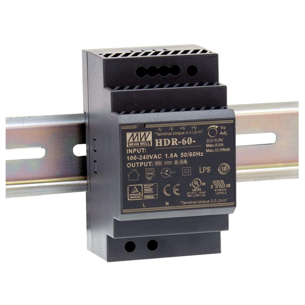 Meanwell HDR-60-24 Power Supply - 60W 24V 2.5A - Ultra Slim