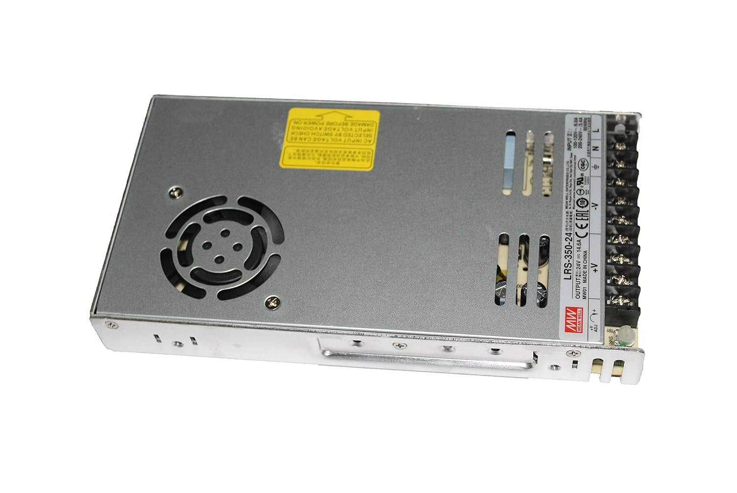 Meanwell Mult-Equip Taiwan Power Supply: LRS-350-24, 350W 24VDC 24V 14.6A Ultra-Thin Power Switch