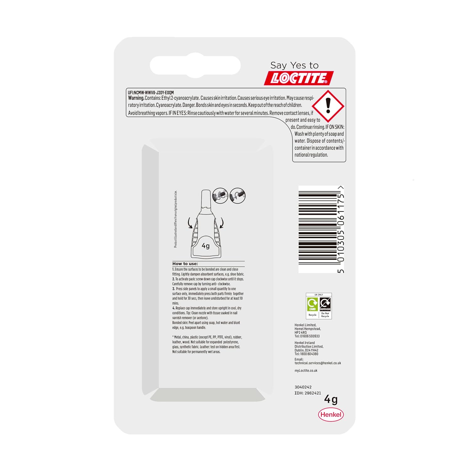 Loctite Super Glue Power Gel, Flexible Super Glue Gel, Superglue with Non-Drip Formula for Vertical Applications,Clear Superglue for Plastic, Wood, Metal, Crafts, & Repair, DIY, 4g