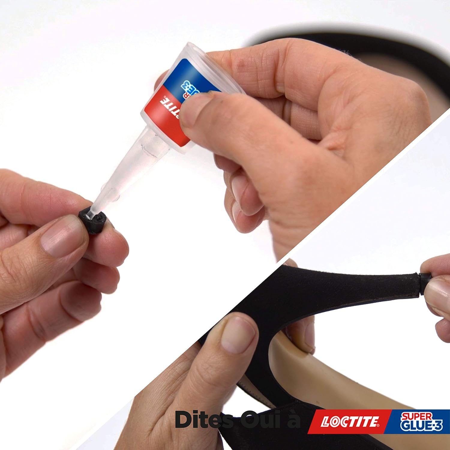 Loctite Precision, Strong All Purpose Liquid Adhesive for Accurate Repairs, controlled application on hard to reach surfaces, bonds in seconds, waterproof, multi material, DIY, super glue, 5g*2