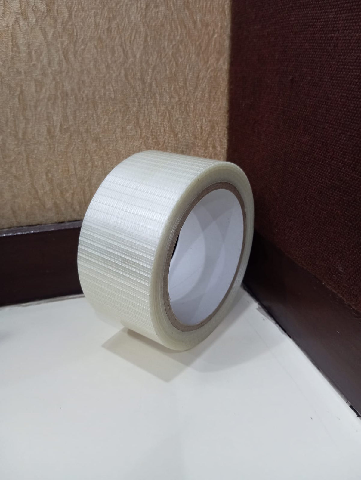AR Cross Filament Strapping Tape (Size - 2 Inch x 50 Meter) Heavy Duty Transparent Reinforced Fiberglass Pack of 1