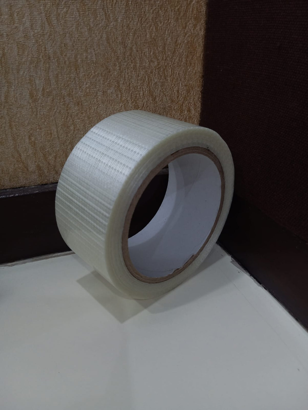 AR Cross Filament Strapping Tape (Size - 2 Inch x 50 Meter) Heavy Duty Transparent Reinforced Fiberglass Pack of 1