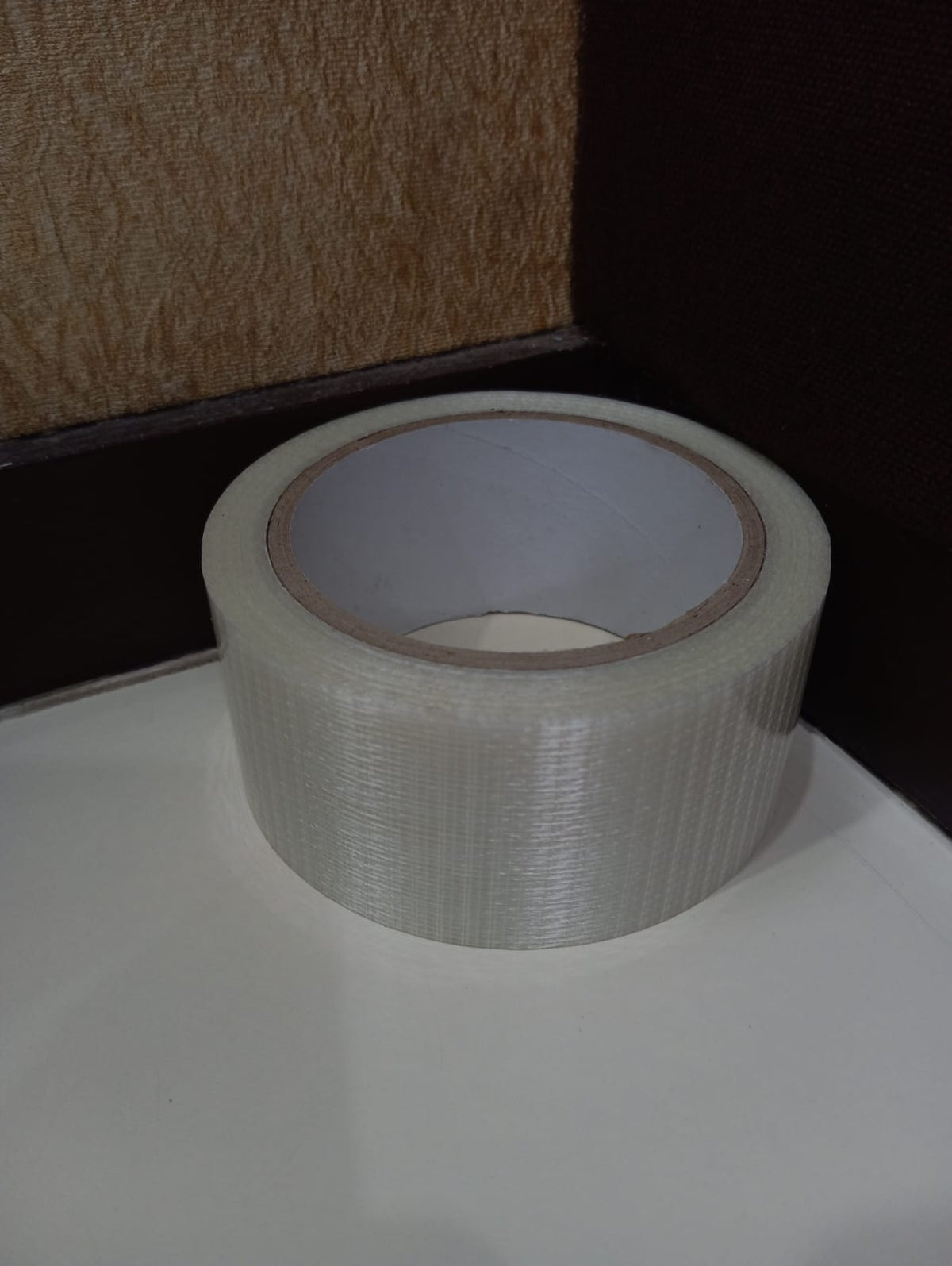 AR Cross Filament Strapping Tape (Size - 3Inch x 45 Meter) Heavy Duty Transparent Reinforced Fiberglass Pack of 1