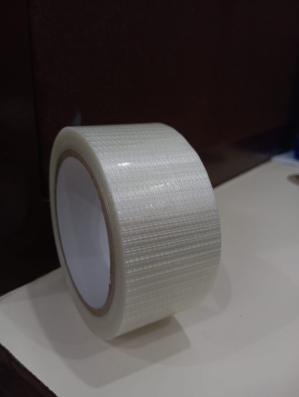AR Cross Filament Strapping Tape (Size - 3Inch x 45 Meter) Heavy Duty Transparent Reinforced Fiberglass Pack of 1